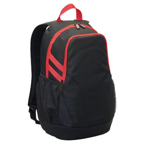 1219 Velocity Laptop Backpack Black Red A