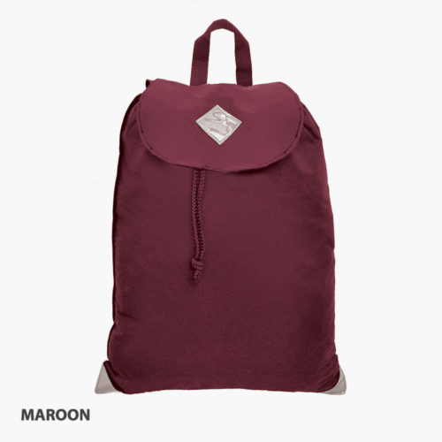 G3536 Torrent School Drawstring Backpack Maroon