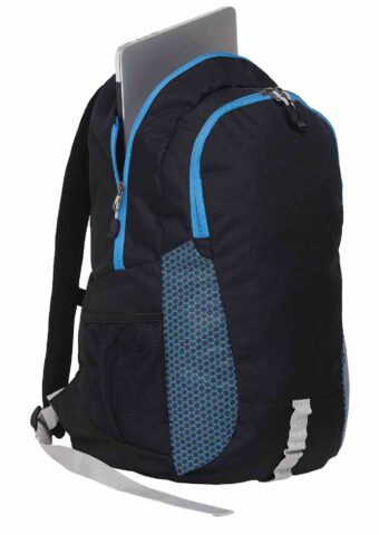 grommet backpack black cyber blue right 1