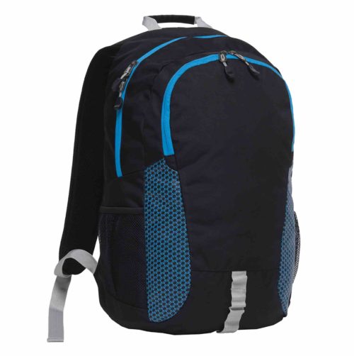 grommet backpack black cyper blue right 2
