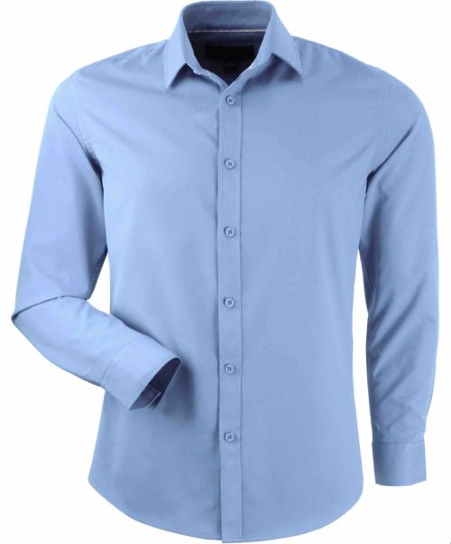 2035L Candidate Mens Long Sleeve Shirt Sky Blue
