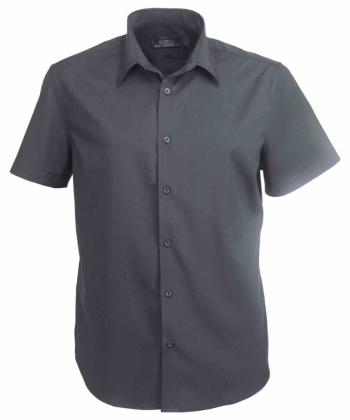 2035S Candidate Mens Short Sleeve Shirt Charcoal