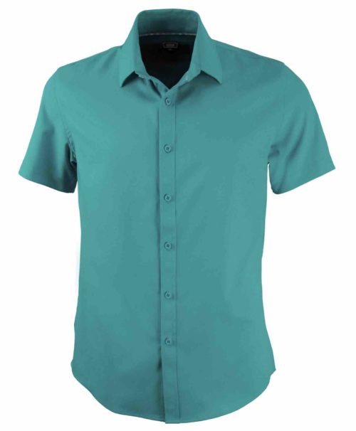2035S Candidate Mens Short Sleeve Shirt Teal