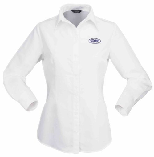 2135L Candidate Ladies Long Sleeve Shirt White