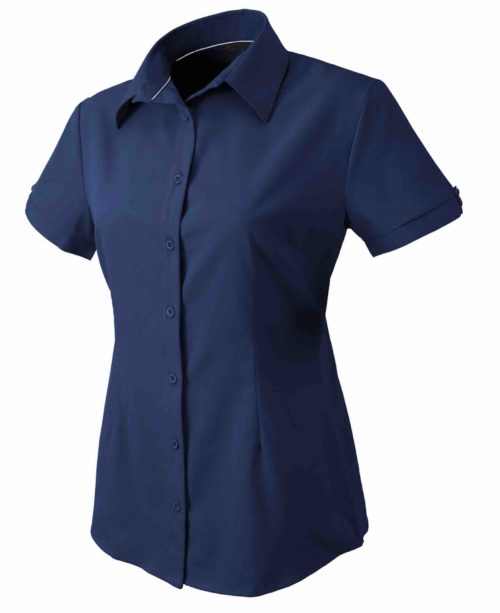 2135S Candidate Ladies Short Sleeve Shirt Navy