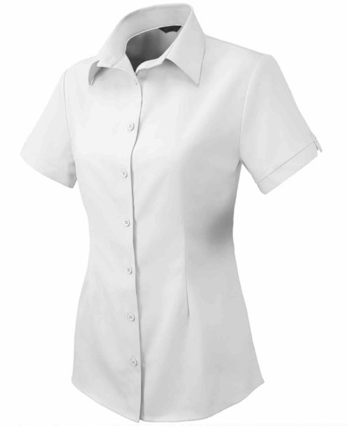 2135S Candidate Ladies Short Sleeve Shirt White