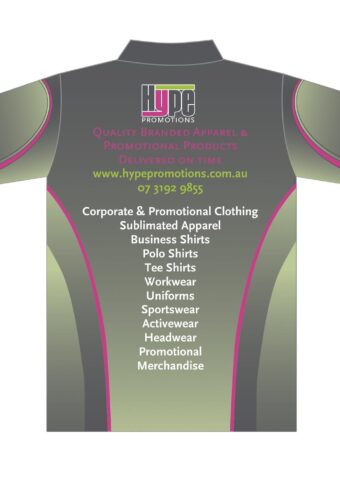 Dye Sublimated Polo Main Back
