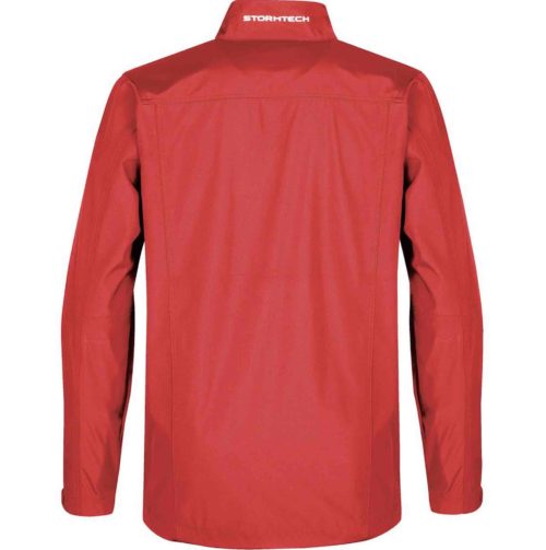 ES 1 Stormtech Mens Endurance Softshell Jacket True Red Back
