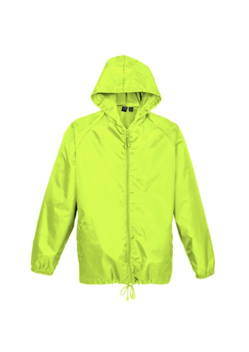 J123ML Unisex Base Jacket Fluro Lime