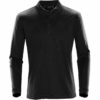 PGL 1 Stormtech Mens Eclipse Pique LS Polo Black