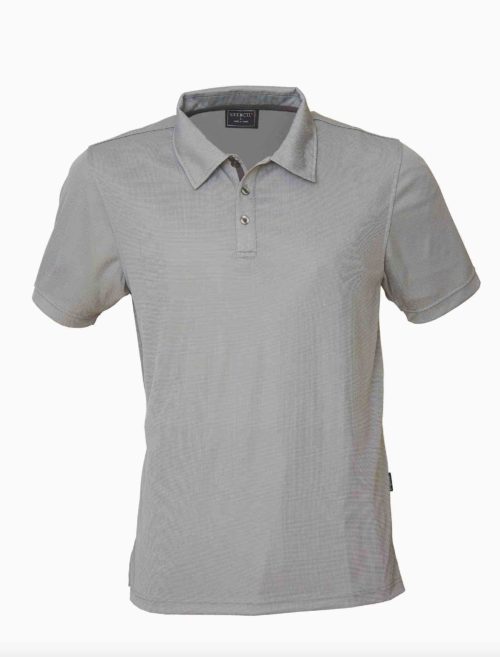 1062 Mens Superdry Polo Light Grey Charcoal