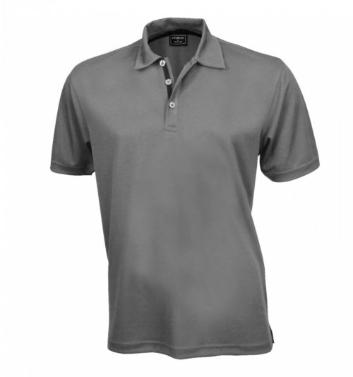 1062 Mens Superdry Polo Platinum Charcoal