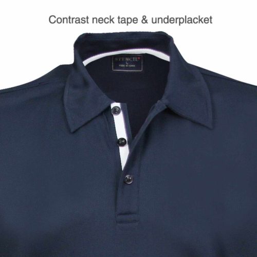 Superdry Polo Contrast Navy White