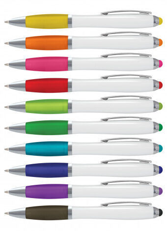 110808 Vistro Stylus Pen White Barrel Main