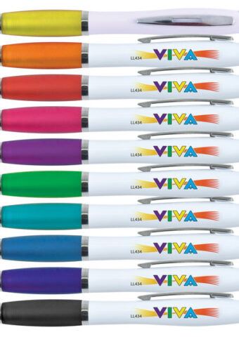 LL434 Viva Pen White Barrel Main