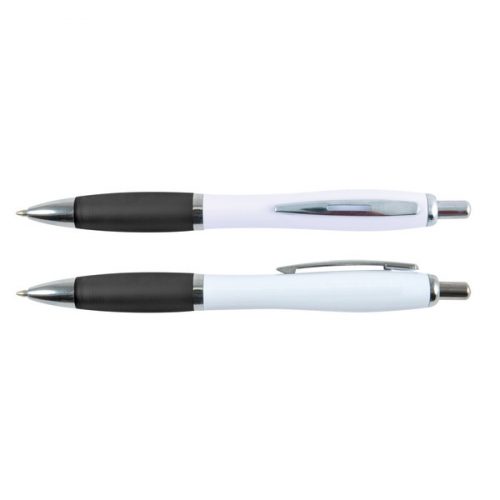 LL434 Viva Pen White Barrel White Black