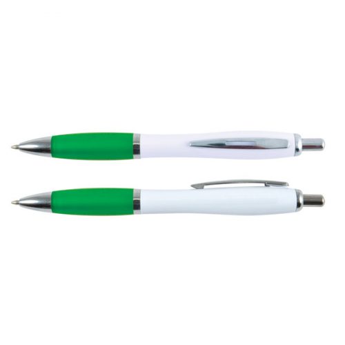 LL434 Viva Pen White Barrel White Green