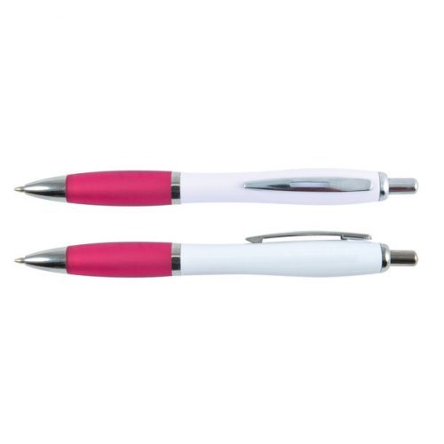 LL434 Viva Pen White Barrel White Pink