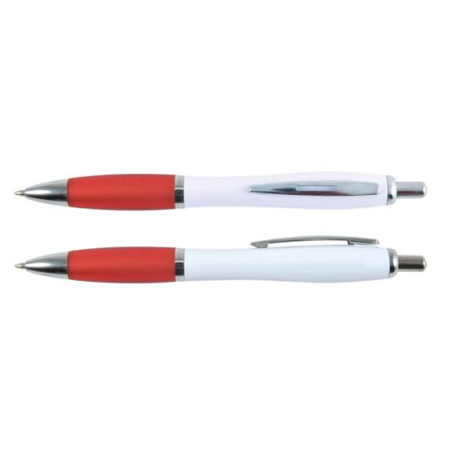 LL434 Viva Pen White Barrel White Red