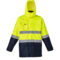 ZJ220 Syzmik Mens Hi Vis Basic 4 in 1 Waterproof Jacket YellowNavy Hood