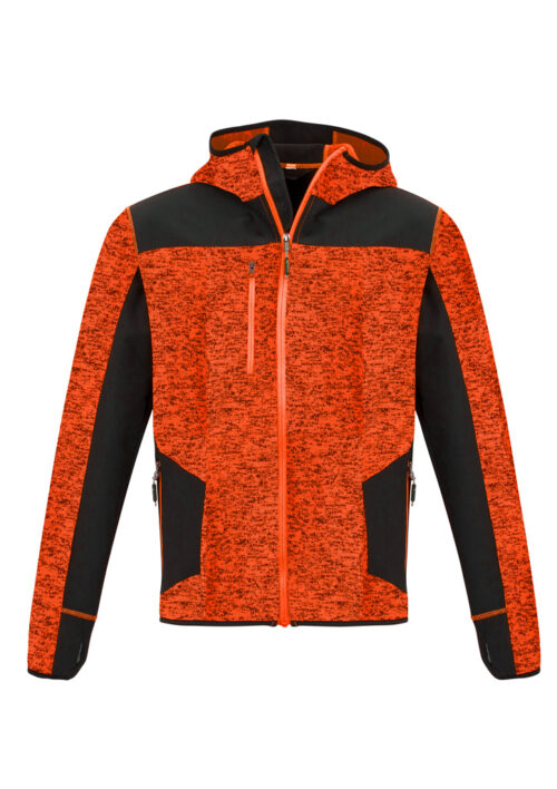 ZT360 Unisex Streetworx Reinforced Knit Hoodie Product FluoroOrange 01