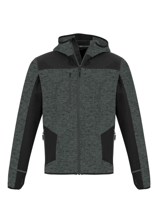 ZT360 Unisex Streetworx Reinforced Knit Hoodie Product Gunmetal 01