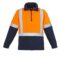 ZT462 Syzmik Mens Hi Vis Fleece Jumper Shoulder Taped OrangeNavy F