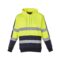 ZT483 Syzmik Unisex Hi Vis Stretch Taped Hoodie YellowNavy F