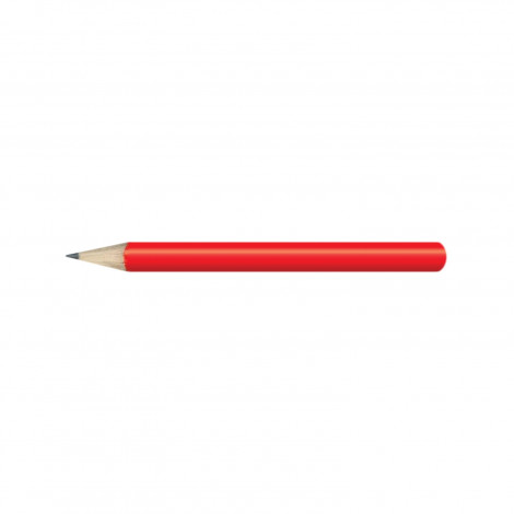 100437 HB Mini Pencil red