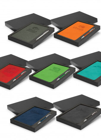 116690 Demio Notebook and Pen Gift Set Group