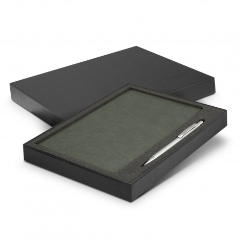 116690 Demio Notebook and Pen Gift Set grey