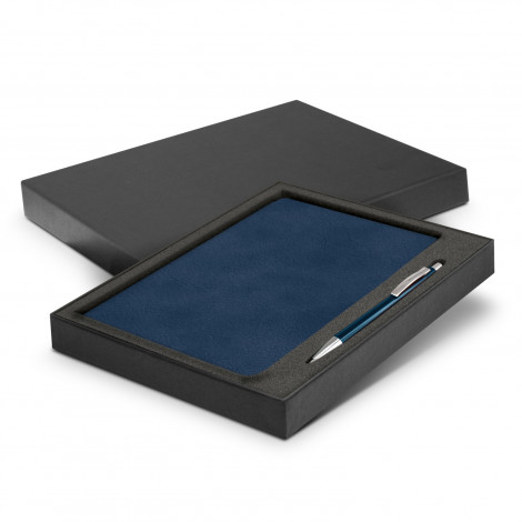 116690 Demio Notebook and Pen Gift Set navy