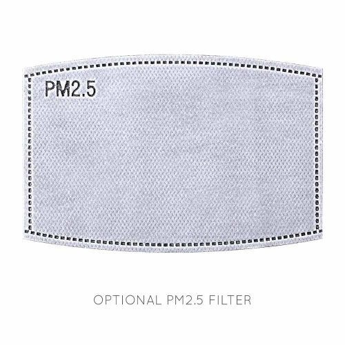 Face Mask with Pocket and Filter PM2.5Filter