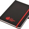 J56 Carnival Plus A5 Notepad Black red
