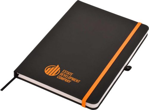 J56 Carnival Plus A5 Notepad black orange