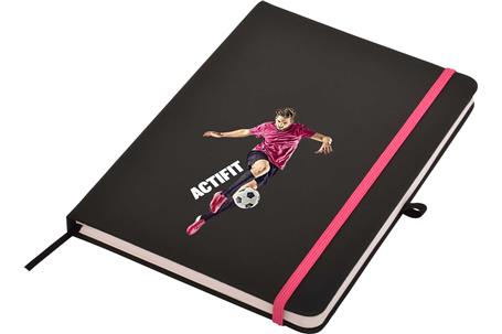 J56 Carnival Plus A5 Notepad black pink