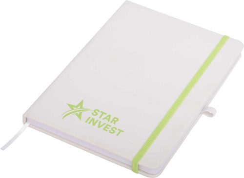 J56 Carnival Plus A5 Notepad white green