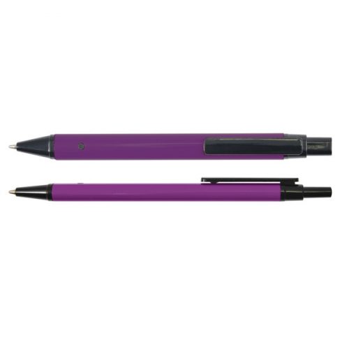 LL3290 Slalom Flat Aluminium Pen Purple