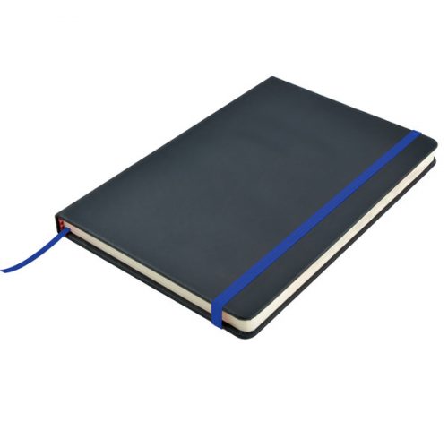 LL5087 Venture A5 Notebook Black Dark Blue