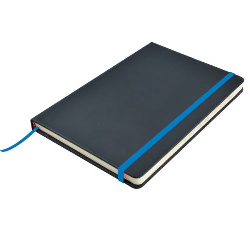 LL5087 Venture A5 Notebook Black Light Blue