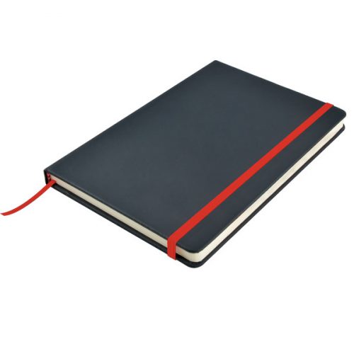 LL5087 Venture A5 Notebook Black Red
