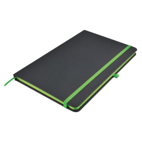 LL5089 Venture Supreme A5 Notebook Black LightGreen