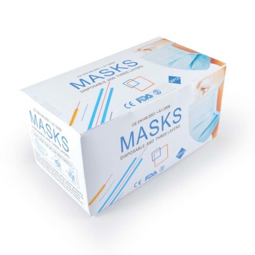 LL8888 Disposable 3 Ply Face Mask Box