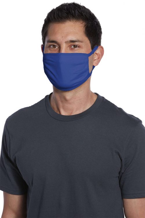 PAMASK05 Port Authority Cotton Knit Face Mask 5 Pack  Royal Blue A