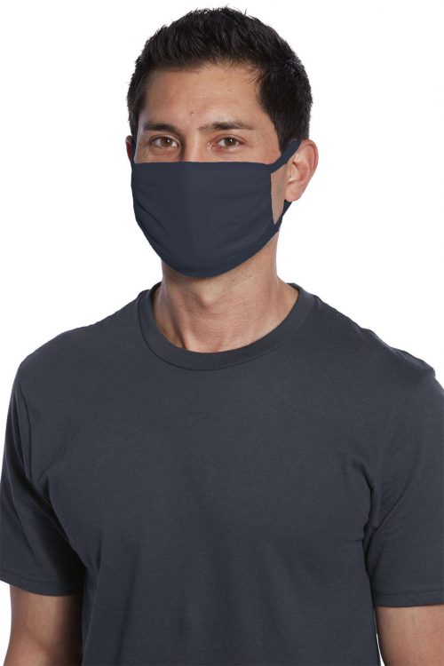 PAMASK05 Port Authority Cotton Knit Face Mask 5 Pack Navy