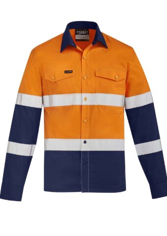 ZW520 Syzmik Lightweight Bio Motion Shirt OrangeNavy F