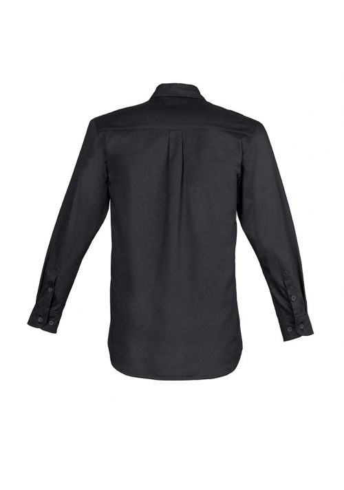 ZW121 Syzmik Light Weight Tradie LS Shirt Black B