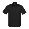 ZW405 Syzmik Mens Rugged Cooling Mens SS Shirt Black F