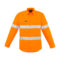 ZW640 Syzmik Hi Vis Hoop Taped Shirt Orange Front