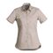 ZWL120 Syzmik Womens Lightweight Tradie SS Shirt Sand scaled